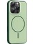 CPT05 Apple iPhone 16 Pro Max Neva Magsafe Kapak - Koyu Yeşil 3