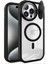 iPhone 14 Pro Max Kılıf Teleskop Lens Magsafe Silikon Kapak - Siyah 2