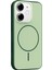 CPT05 Apple iPhone 11 Neva Magsafe Kapak - Koyu Yeşil 3