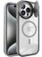 iPhone 15 Pro Max Kılıf Teleskop Lens Magsafe Silikon Kapak - Titan Gri 2