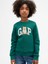 Kız Çocuk Koyu Yeşil Grafik Gap Logo Sweatshirt 1