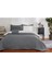 Gelin Seti Yatak Örtülü Nevresim Takımı Gris Antrasit 1