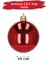 12’li Kırmızı Cici Top Yılbaşı Süsü Seti | 6 - 8 - 10 cm Seçenekli Parlak Çam Ağacı Topu Christmas 2