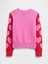 Kız Çocuk Pembe Relaxed Roll-Neck Kazak 3