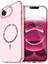 Apple Iphone 16E Live Diamond Magsafe Kapak - Pembe 1