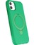 Apple Iphone 11 Regal Magsafe Standlı Kapak - Yeşil 2
