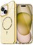 Apple Iphone 15 Live Diamond Magsafe Kapak - Sarı 1