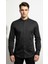 Erkek Hakim Yaka Slim Fit Gömlek – Şık, Modern, Uzun Kollu, Düz Model 3