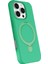 Apple Iphone 16 Pro Max Regal Magsafe Standlı Kapak - Yeşil 2