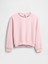 Kız Çocuk Pembe Süslü Dolman Sweatshirt 5
