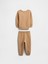 Bebek Koyu Bej Fleece Two-Piece Outfit Set 3
