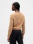 Kadın Camel Cashsoft Crop Hırka 4