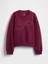 Kız Çocuk Bordo Süslü Dolman Sweatshirt 5