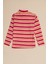 Çizgili Dik Yaka Kız Çocuk Takım 4