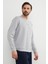 Basic Bisiklet Yaka Modal Kumaş Sweatshirt 1