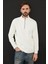 Fitilli Yarım Fermuarlı Sweatshirt 1