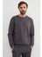 Basic Bisiklet Yaka Modal Kumaş Sweatshirt 6
