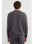 Basic Bisiklet Yaka Modal Kumaş Sweatshirt 8