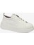 Kadın Beyaz Hakiki Deri Sneaker Ayakkabı 4Y2SA33710 6