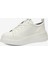 Kadın Beyaz Hakiki Deri Sneaker Ayakkabı 4Y2SA33710 7