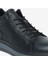 Erkek Mat Siyah Hakiki Deri Sneaker Bot 4K1SB16212 10