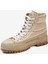 Kadın Ekru Hakiki Deri Sneaker Bot 3K2SB33010 8