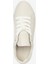 Kadın Kirli Beyaz Hakiki Deri Sneaker Ayakkabı 4Y2SA33600 4