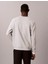 Calvın Kleın Erkek Marka Logo Baskılı Bisiklet Yaka Günlük Kullanıma Uygun Uzun Kollu Şık Görünüşlü Gri Sweatshirt LVGMF5W312 P7A 3