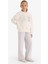 Kız Çocuk 2'li Takım Baskılı Sweatshirt Eşofman Altı G5571A825WN 2
