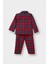 Erkek Bebek Pijama Dokuma Kareli Uzun Kollu Flanel Üst Uzun Alt G4983A525WN 4