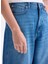 Standart Bel Geniş Paça Rahat Açık Mavi Kadın Denim Pantolon Onlpaulına Hw Baggy Wıde Dnm Cro 5