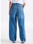 Standart Bel Geniş Paça Rahat Açık Mavi Kadın Denim Pantolon Onlpaulına Hw Baggy Wıde Dnm Cro 6