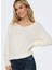 V Yaka Normal Düz Kırık Beyaz Kazak Kadın Onlella Pıumo Ls V-Neck Knt 4