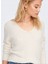 V Yaka Normal Düz Kırık Beyaz Kazak Kadın Onlella Pıumo Ls V-Neck Knt 5