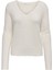 V Yaka Normal Düz Kırık Beyaz Kazak Kadın Onlella Pıumo Ls V-Neck Knt 6