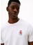 Bisiklet Yaka Beyaz Erkek T-Shirt MW0MW40024YBR_RWB Crest Tee 3