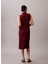 Gömlek Yaka Düz Kırmızı Kısa Kadın Elbise LV044C224GVLP 4