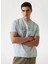 Bisiklet Yaka Baskılı Gri Erkek T-Shirt M5YI42KBW41-FJZ1 Embroid Erkek Regu 2