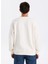 Bisiklet Yaka Ekru Erkek Sweatshırt M5BQ23K9V31-G054 Guess Jeans Erkek 5