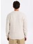 Düz Ekru Erkek Hırka M5BR15Z0462-LOH Jeffry Erkek Yün Ka 5