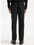 Orta Bel Düz Paça Comfort Fit Siyah Erkek Pantolon PBF5WM-PNT9530 5
