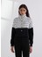 Standart Siyah - Beyaz Kadın Ceket A3W20005 1