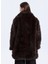 Koyu Kahve Kadın Kaban Onldawn Lıfe Faux Fur Coat cc Otw 5