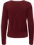 V Yaka Normal Düz Bordo Kazak Kadın Onlella Pıumo Ls V-Neck Knt 2