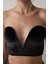 Siyah Deep V Velvet Büstiyer 4