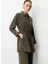 Klasik Yaka Düz Haki Kadın Tunik M1MZ1030210165 2
