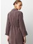 Klasik Yaka Düz Kahve Kadın Tunik M1MZ1030210165 3