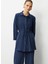 Klasik Yaka Düz Indigo Kadın Tunik M1MZ1030210165 2