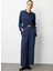 Klasik Yaka Düz Indigo Kadın Tunik M1MZ1030210165 6
