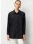 Klasik Yaka Düz Siyah Kadın Tunik M1MZ1030210164 1